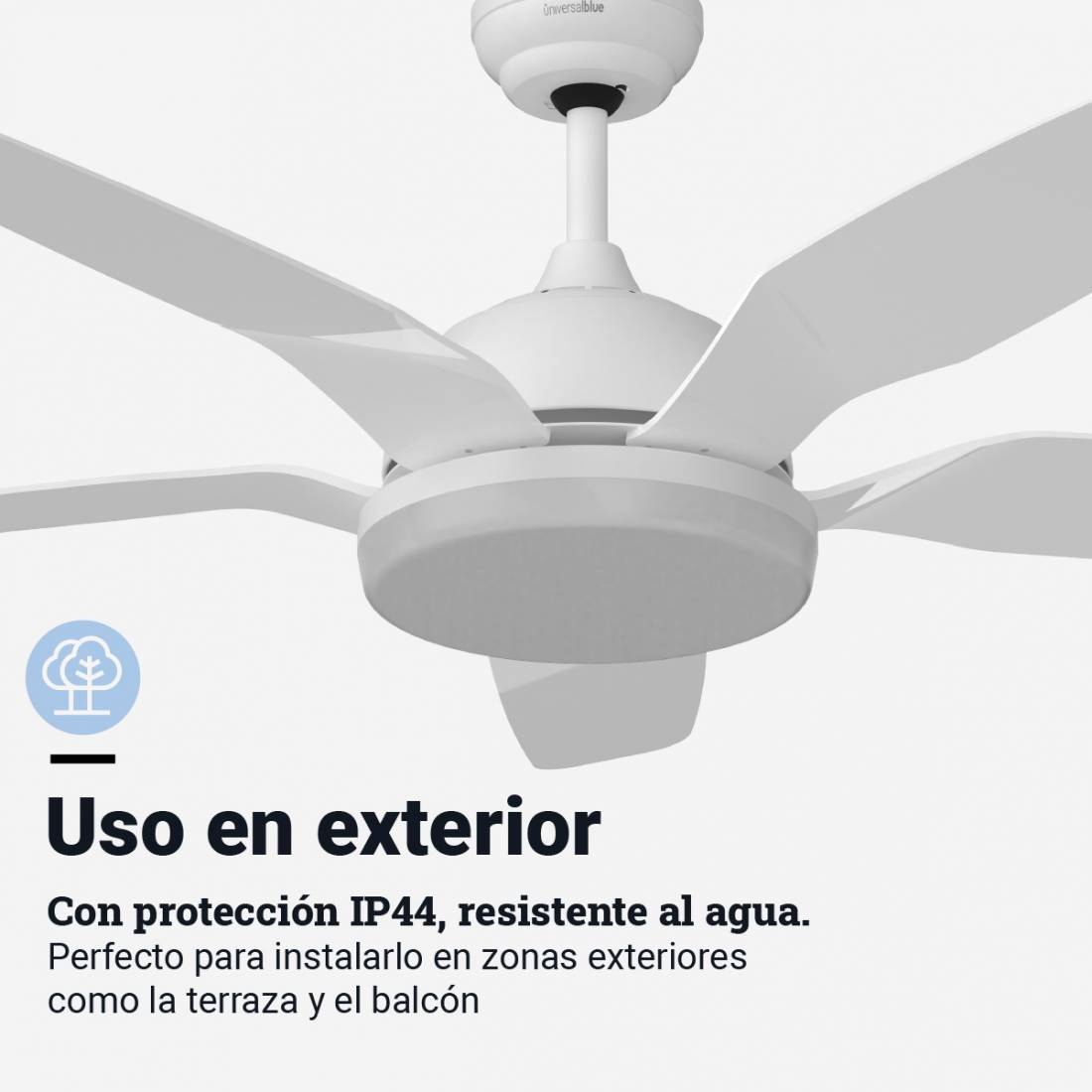 UB MONZON 5056W Ventilador techo exteriores 137cm_1